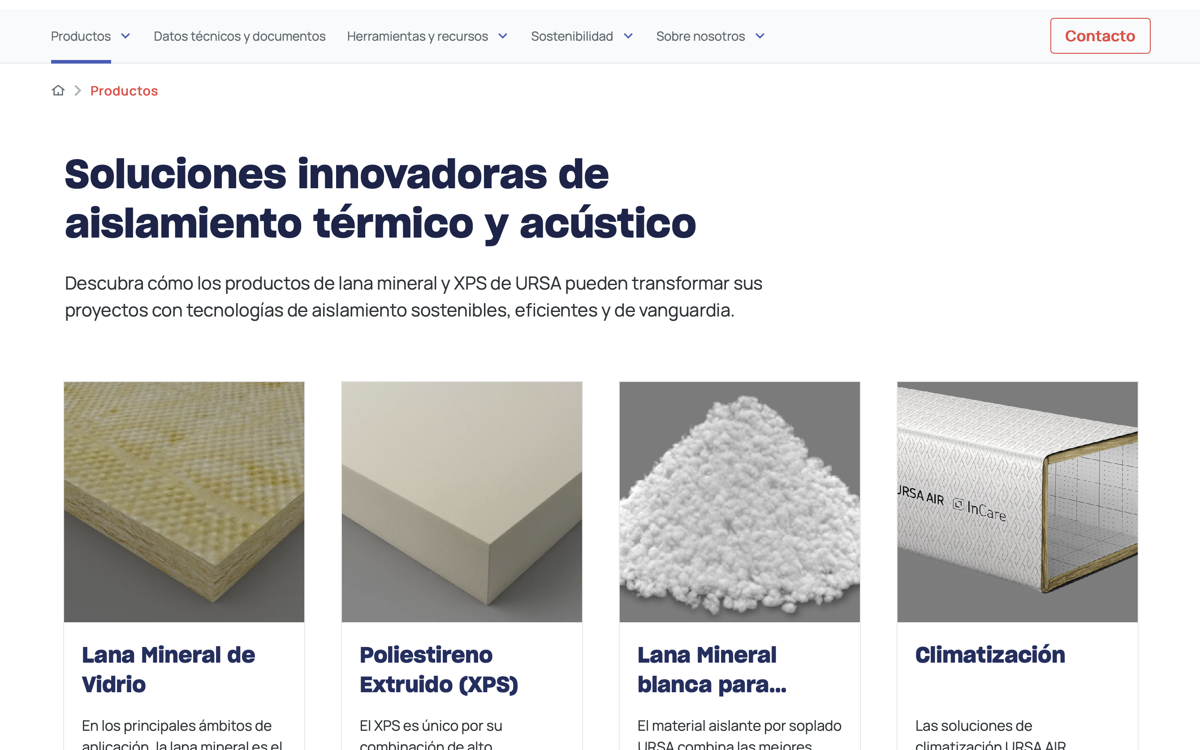 URSA lanza su nueva página web con imagen renovada y navegación mejorada