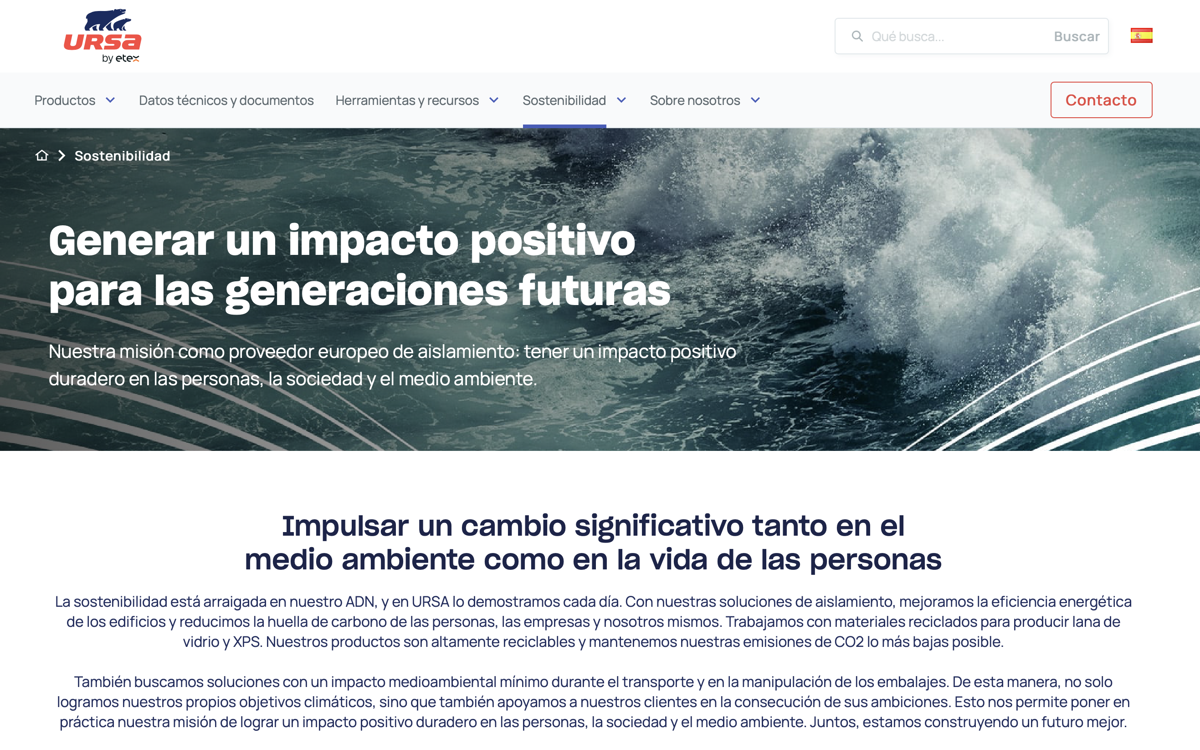 URSA lanza su nueva página web con imagen renovada y navegación mejorada