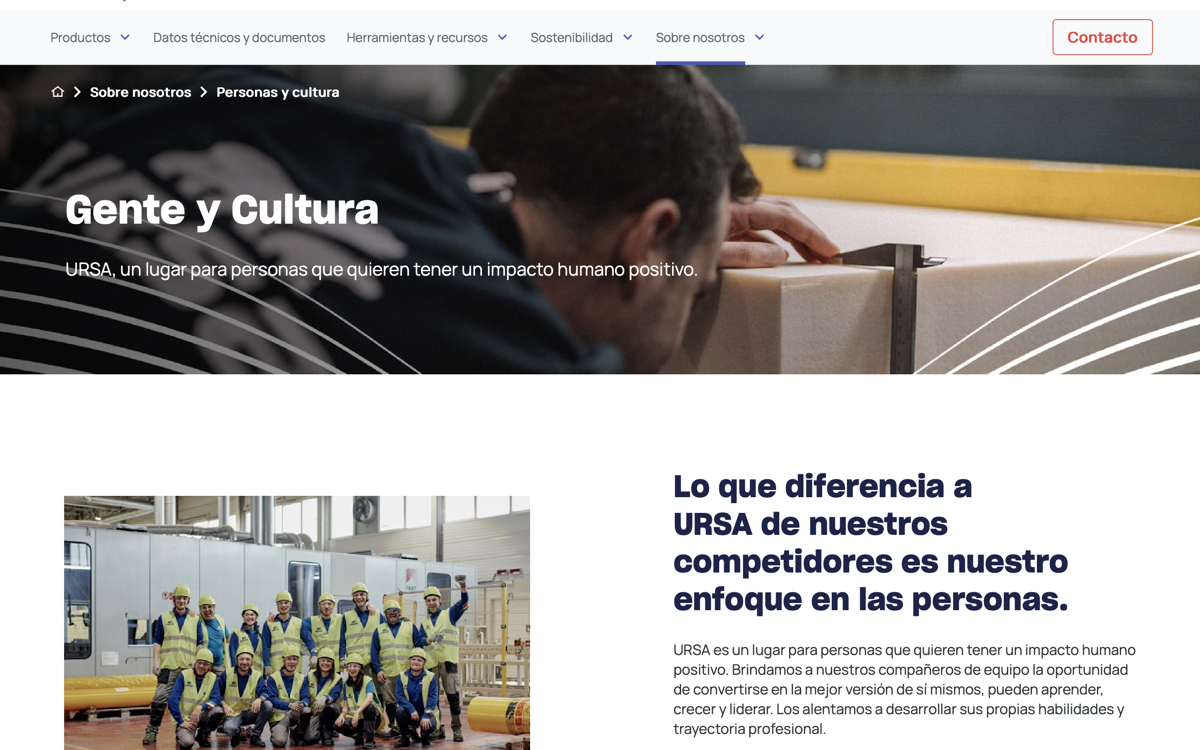 URSA lanza su nueva página web con imagen renovada y navegación mejorada