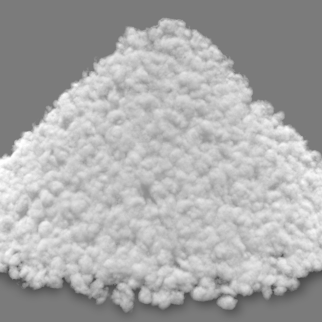 Lana Mineral blanca para insuflar